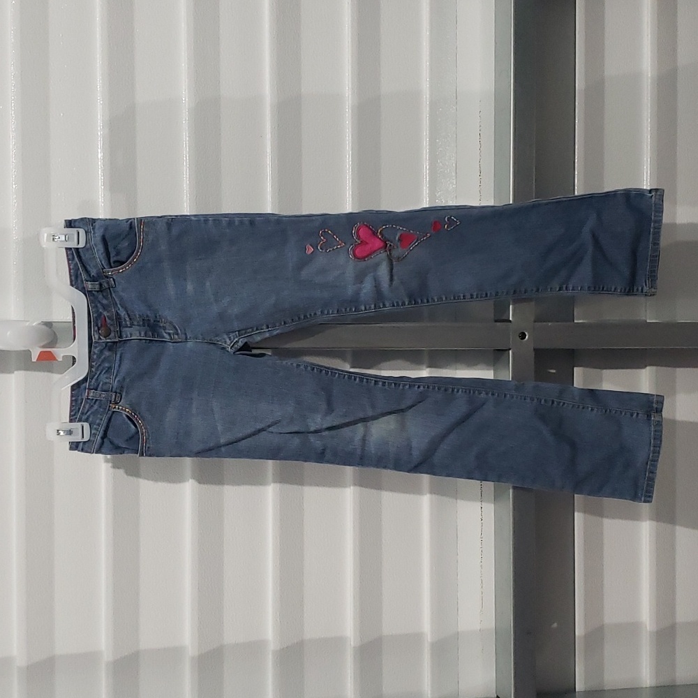 faded‎ glory jeans with hearts size 14